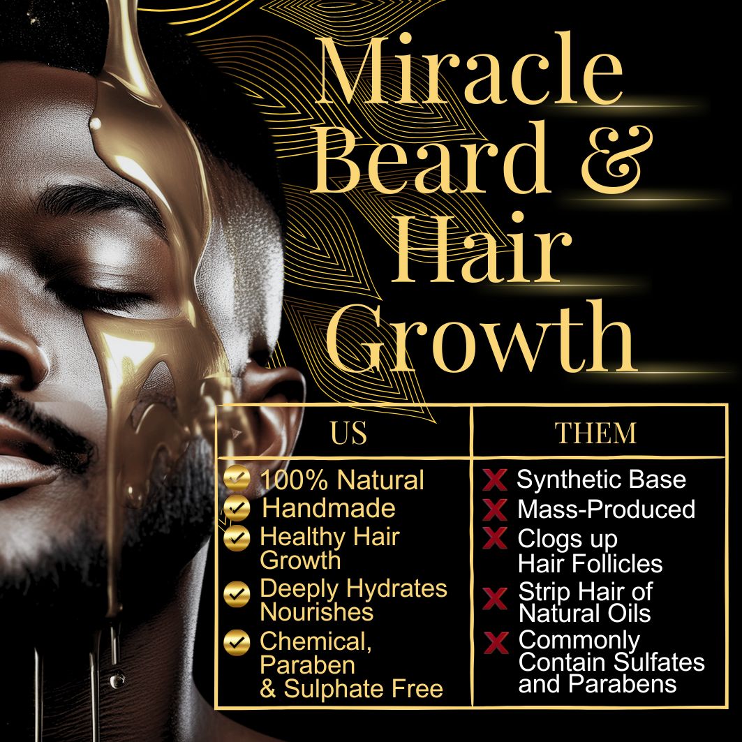 Miracle Beard & Hair Growth Oil for MEN