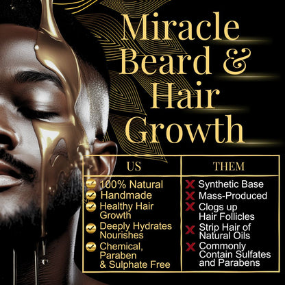 Miracle Beard & Hair Growth Oil for MEN