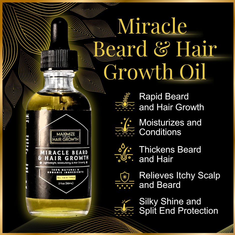 Miracle Beard & Hair Growth Oil for MEN